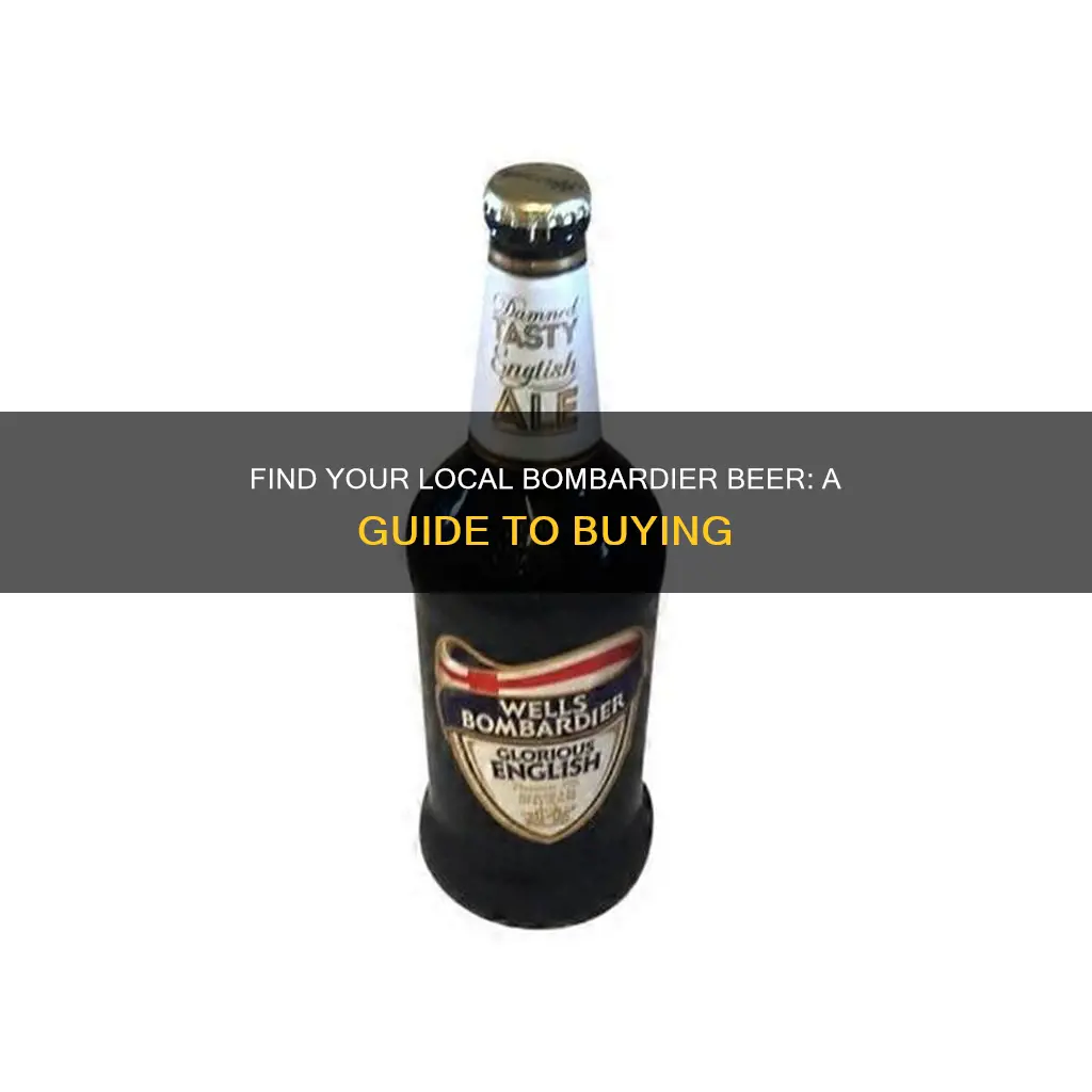 where to buy bombardier beer