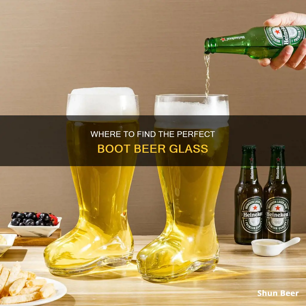 where to buy boot beer glass