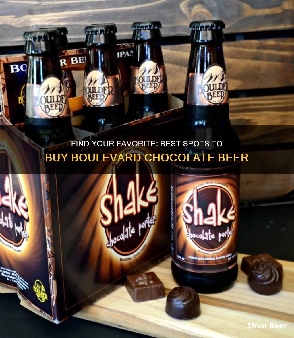 where to buy boulevard chocolate beer