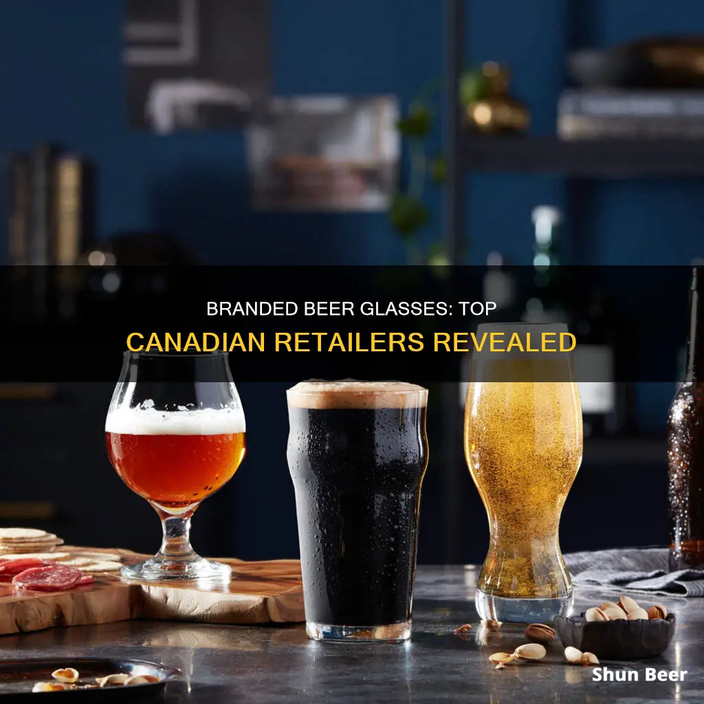 where to buy branded beer glasses canada