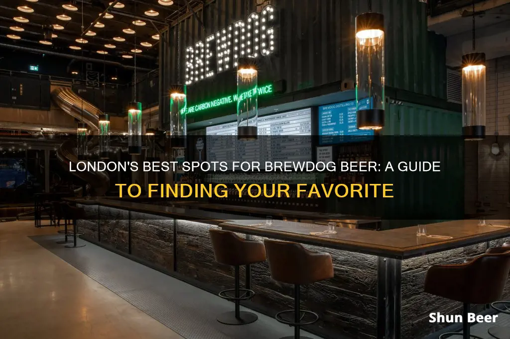 where to buy brewdog beer in london