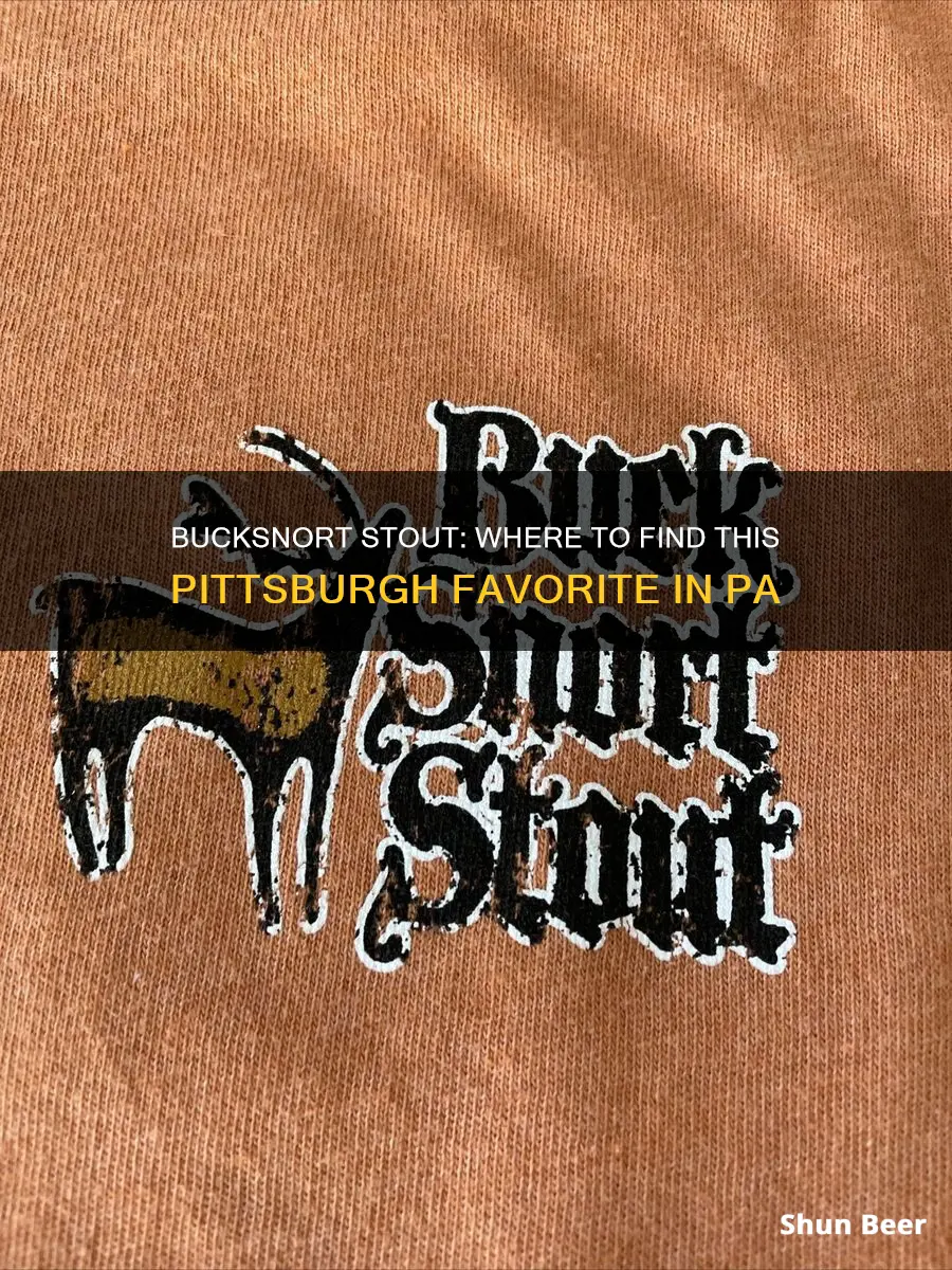 where to buy bucksnort stout beer in pittsburgh pa