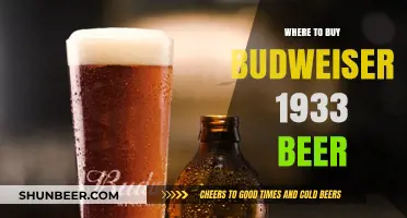 Uncork the Past: Find Budweiser 1933 Beer Today!