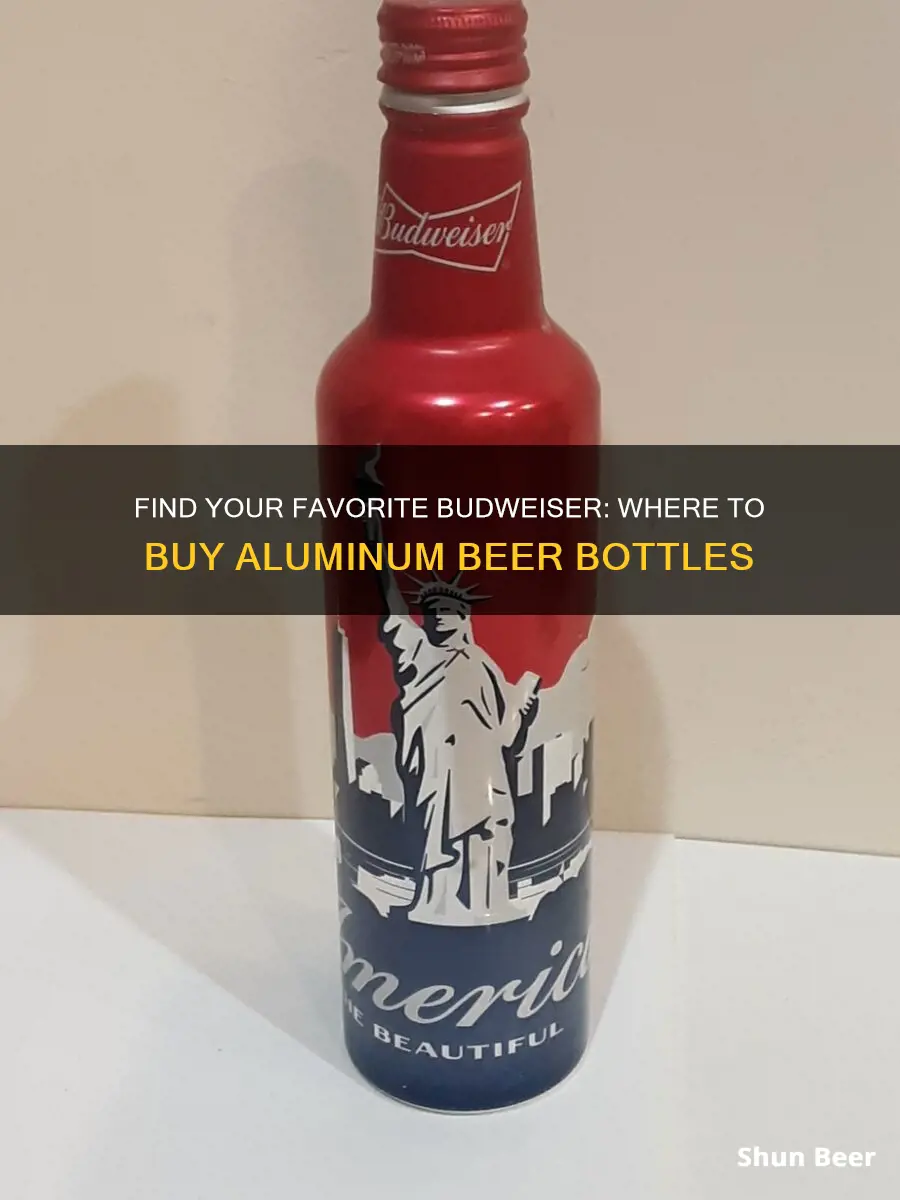 where to buy budweiser aluminum beer bottles