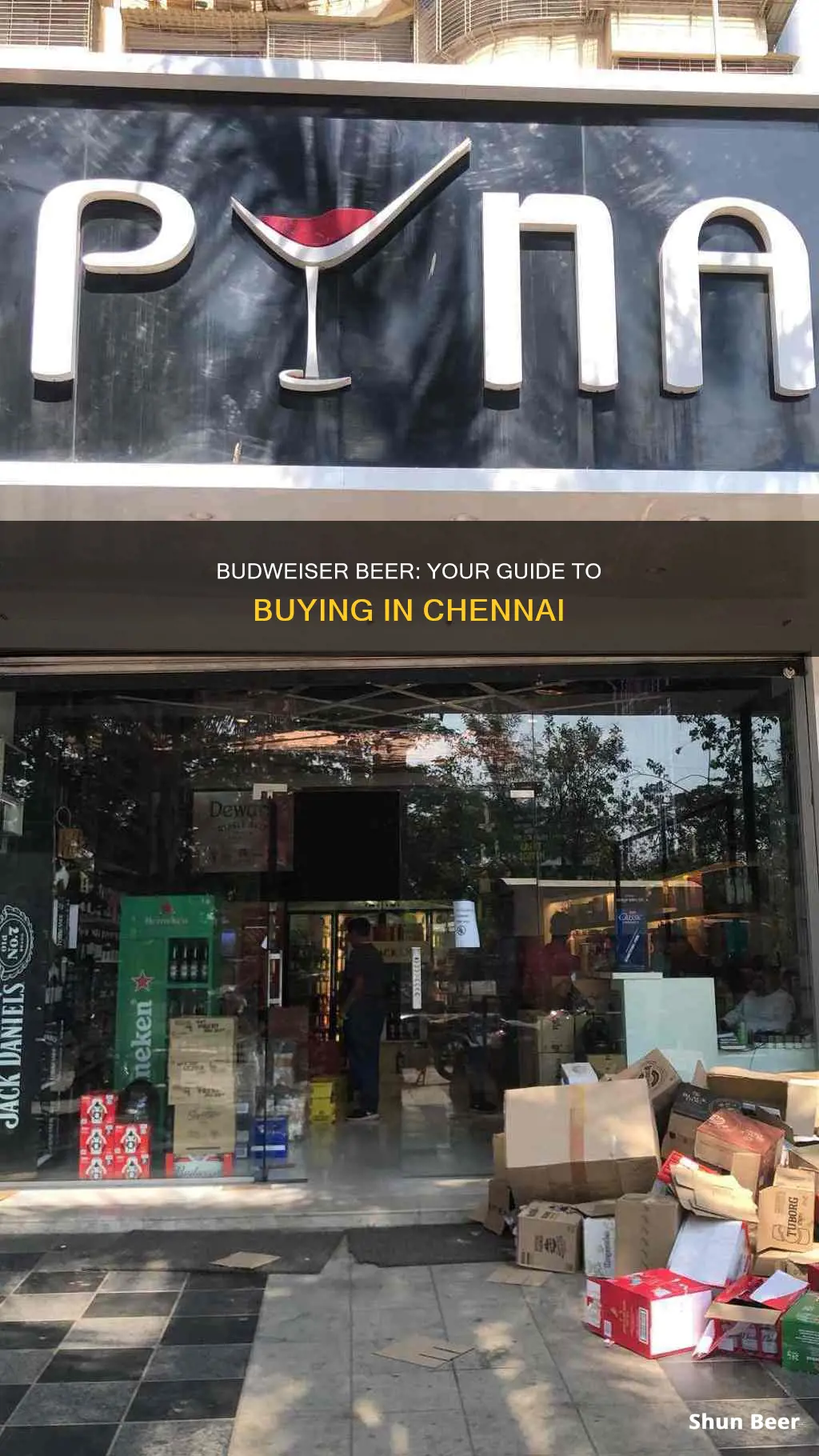 where to buy budweiser beer in chennai