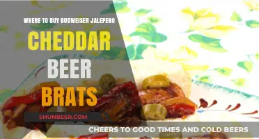 Find Your Perfect Pair: Where to Buy Budweiser Jalapeño Cheddar Beer Brats