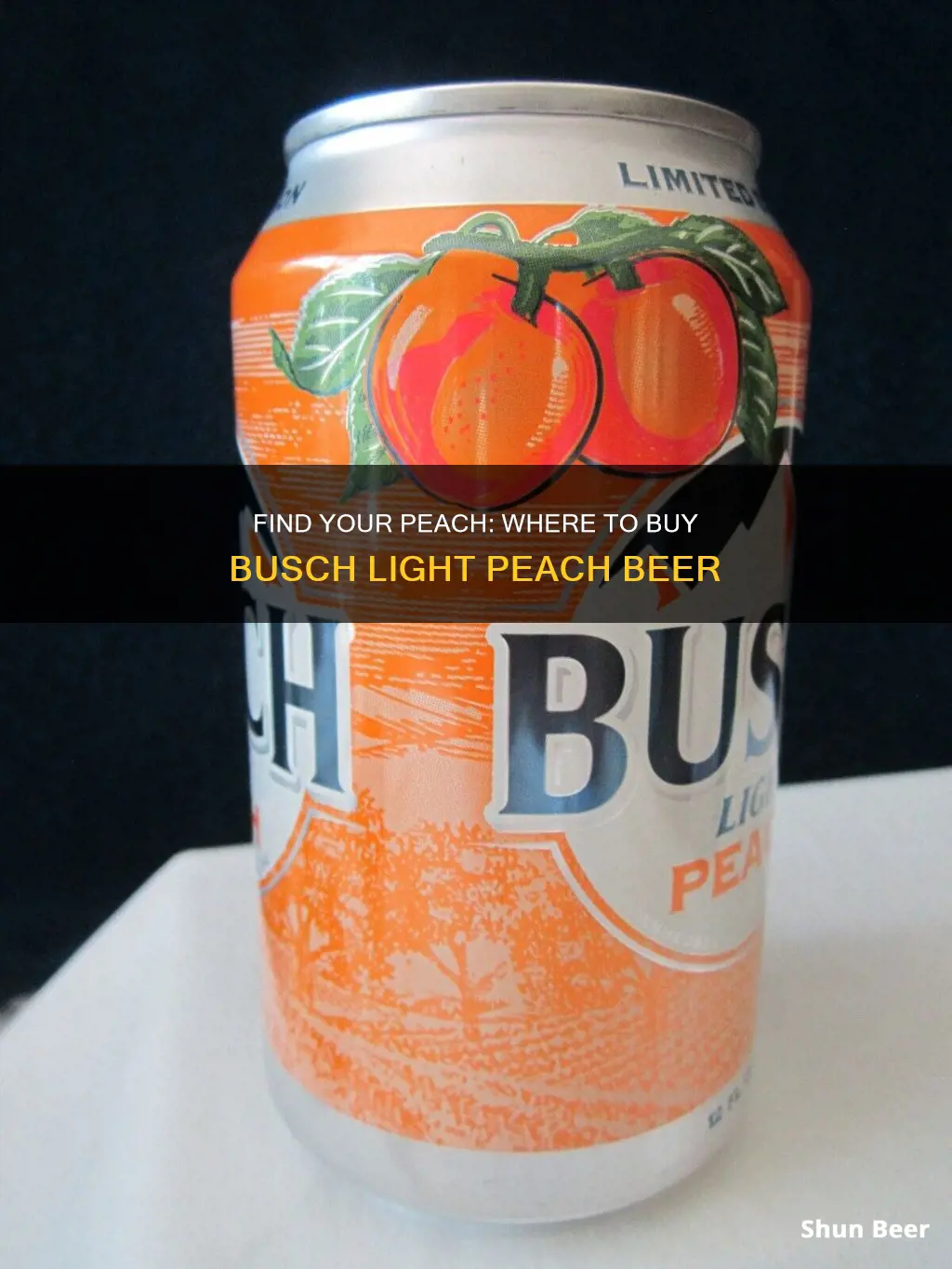 where to buy busch light peach beer