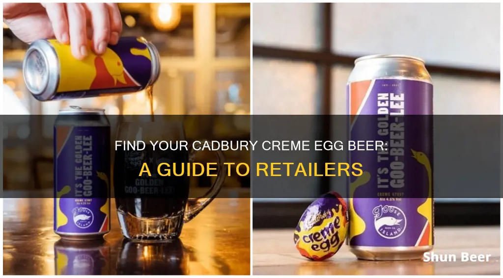 where to buy cadbury creme egg beer