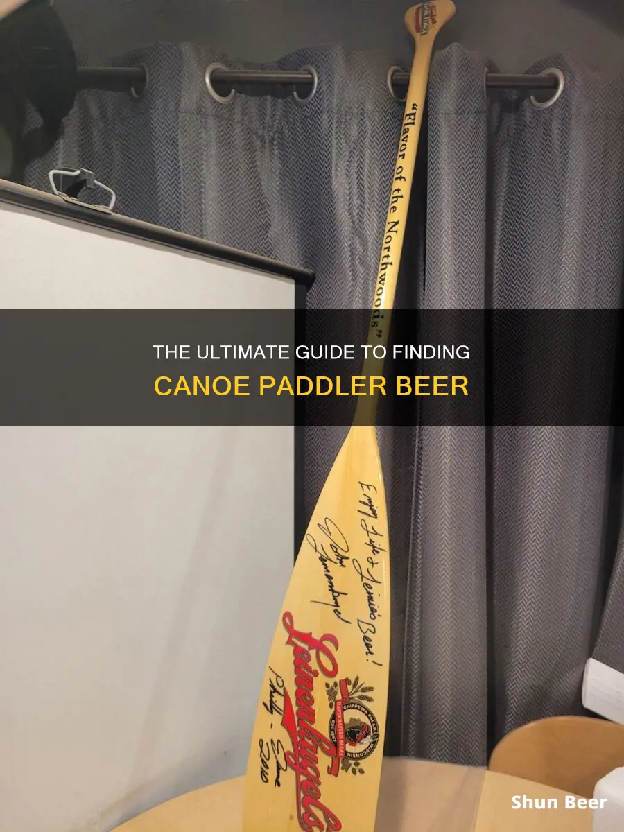 where to buy canoe paddler beer