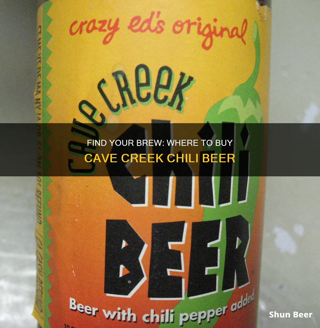 where to buy cave creek chili beer