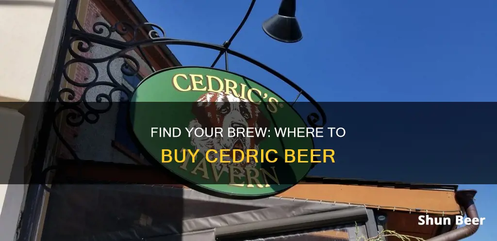 where to buy cedric beer