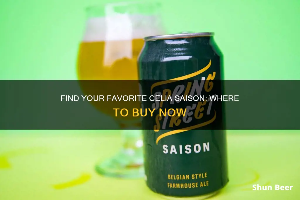 where to buy celia saison beer