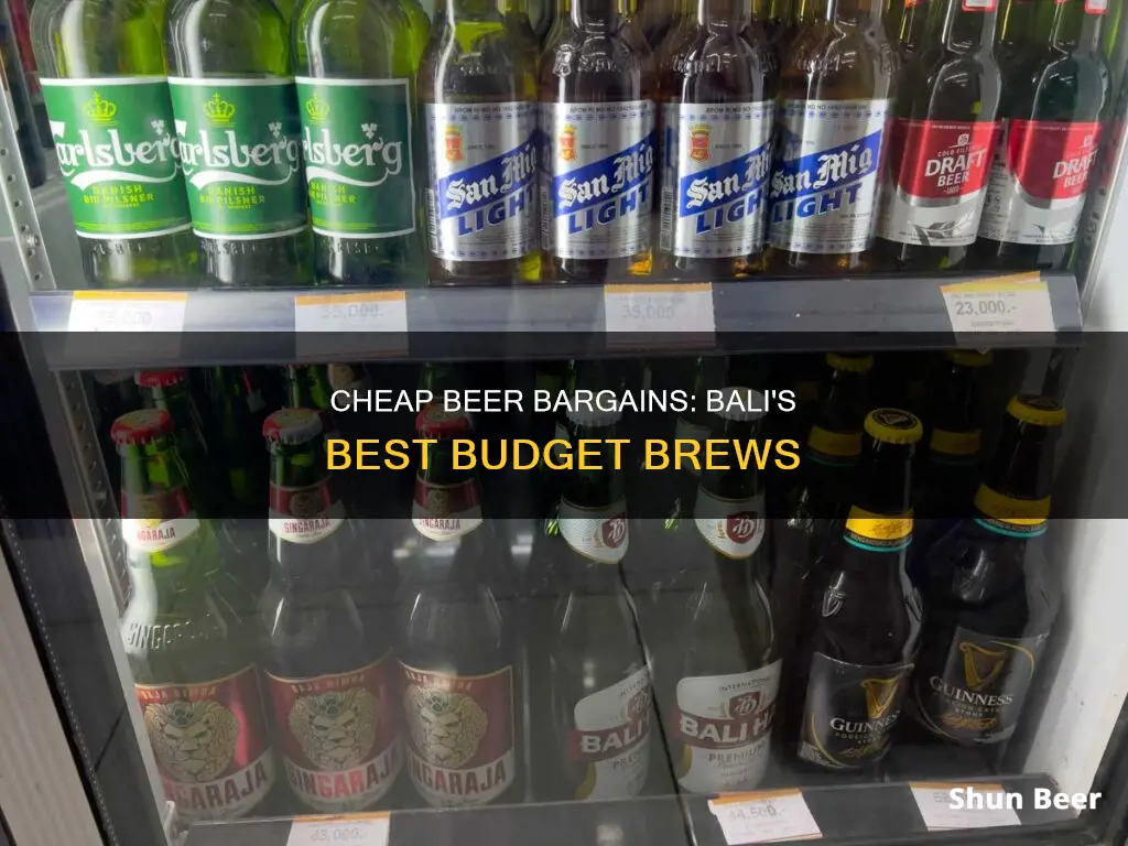 where to buy cheap beer in bali