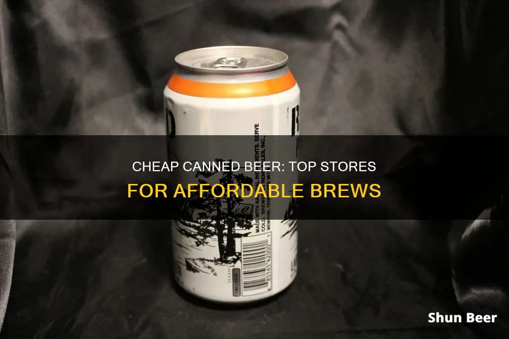 where to buy cheap canned beer