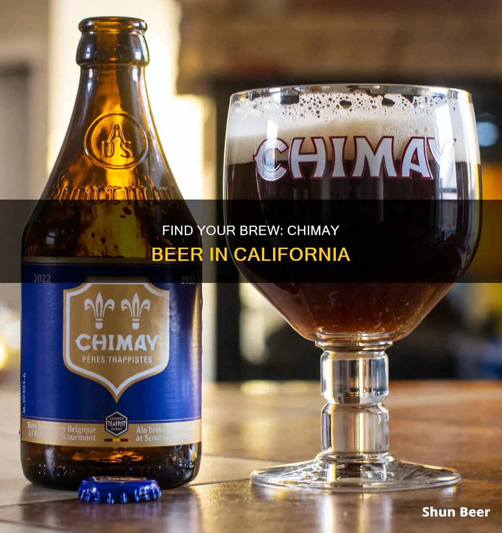 where to buy chimay beer in california