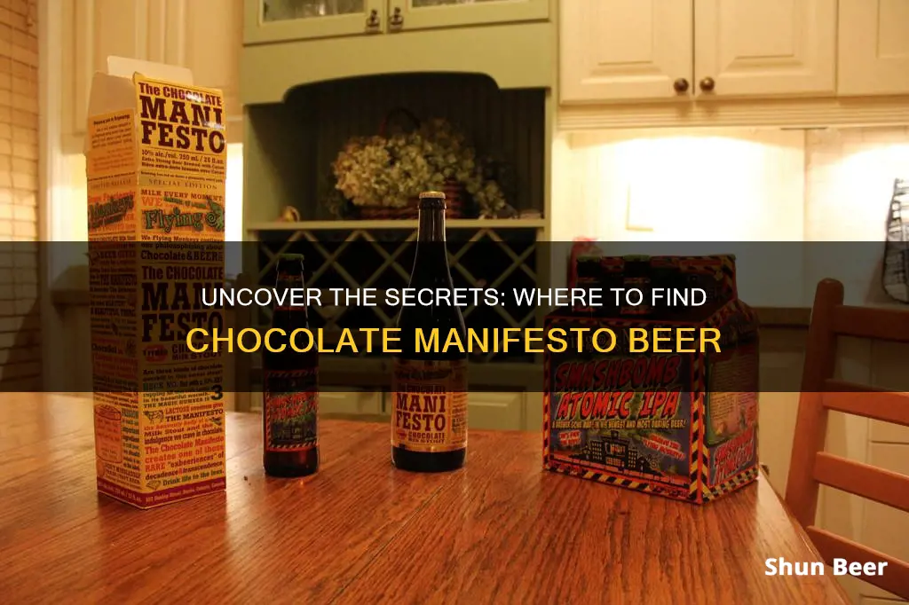 where to buy chocolate manifesto beer