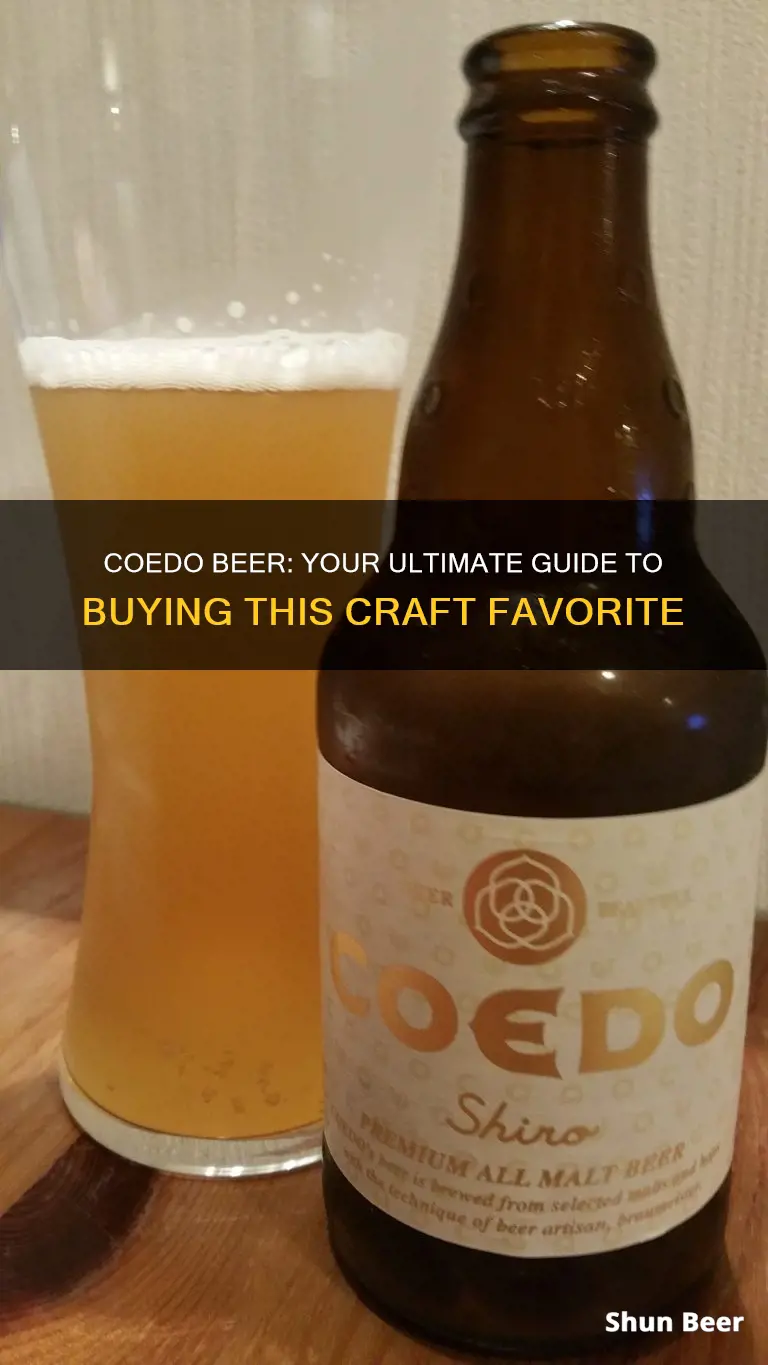 where to buy coedo beer