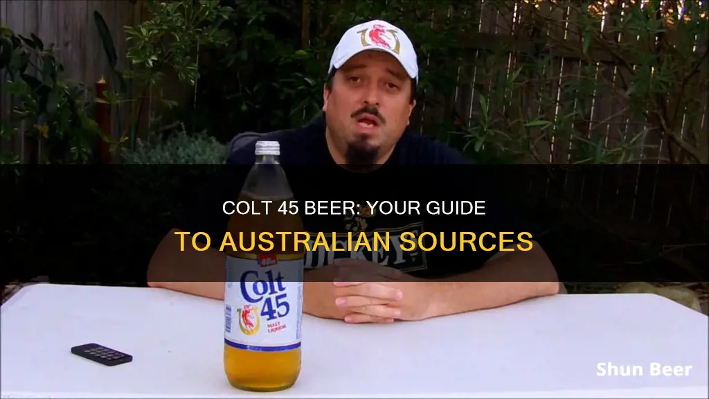 where to buy colt 45 beer in australia