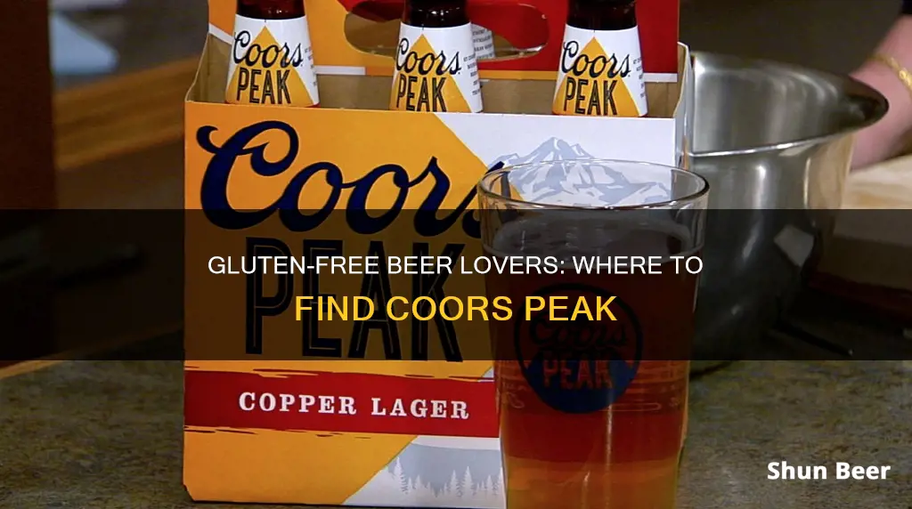 where to buy coors peak gluten free beer