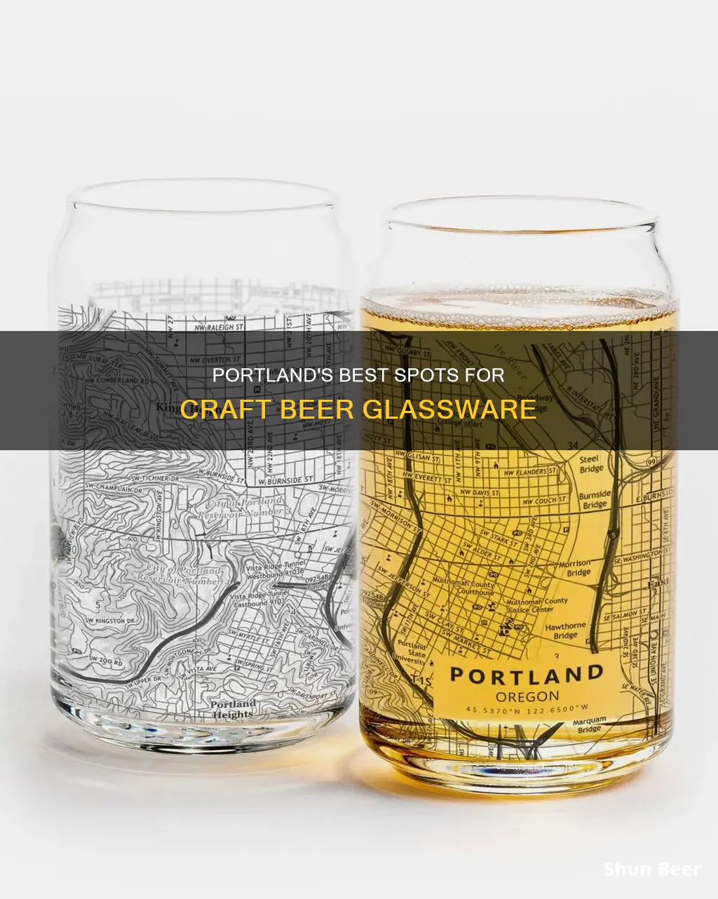 where to buy craft beer glasses in portland oregon