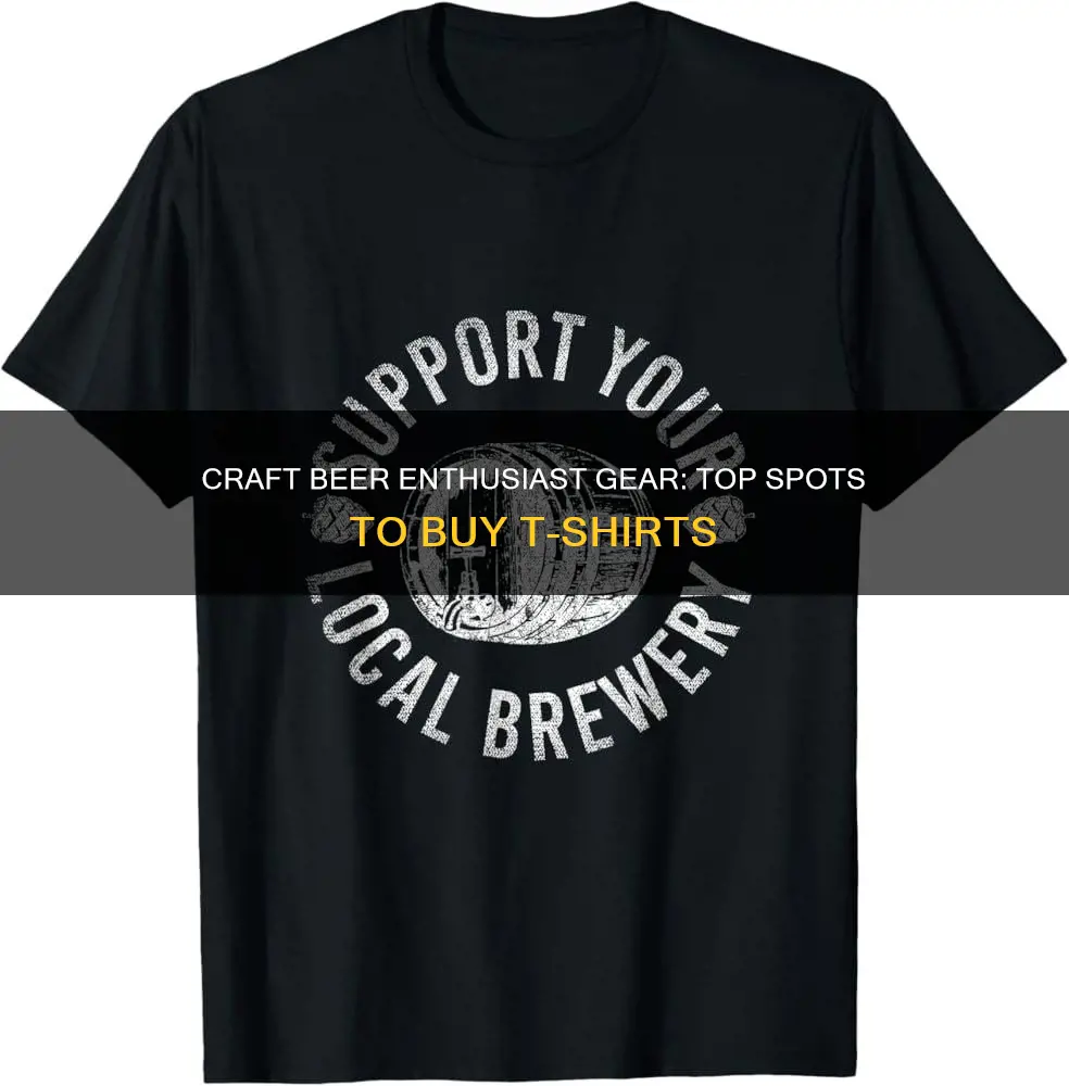 where to buy craft beer t shirts