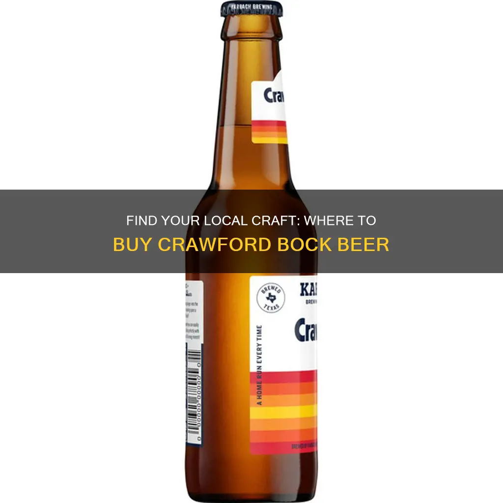 where to buy crawford bock beer