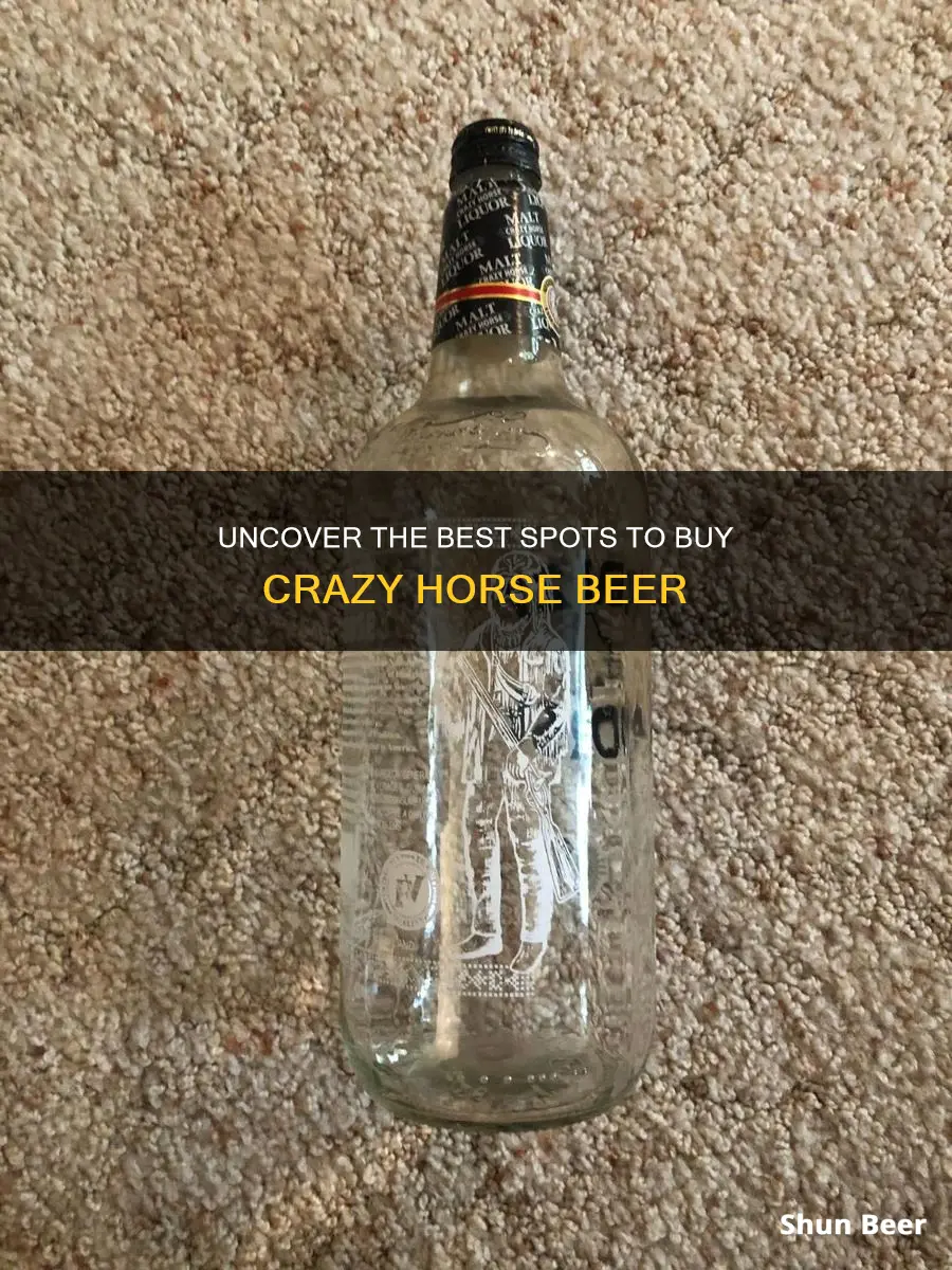 where to buy crazy horse beer