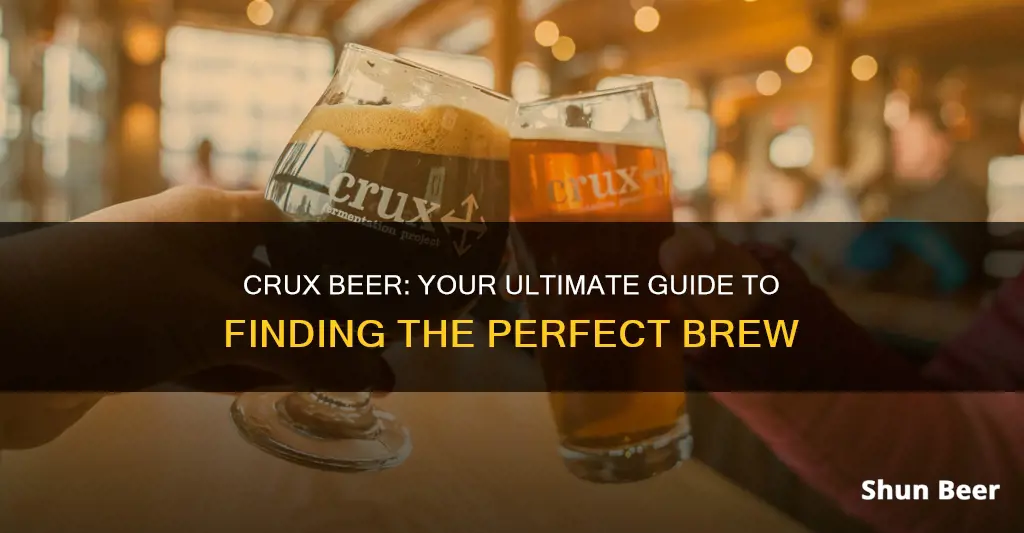 where to buy crux beer