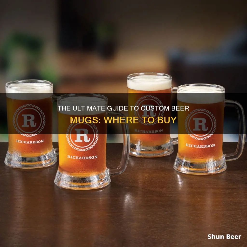 where to buy custom beer mug