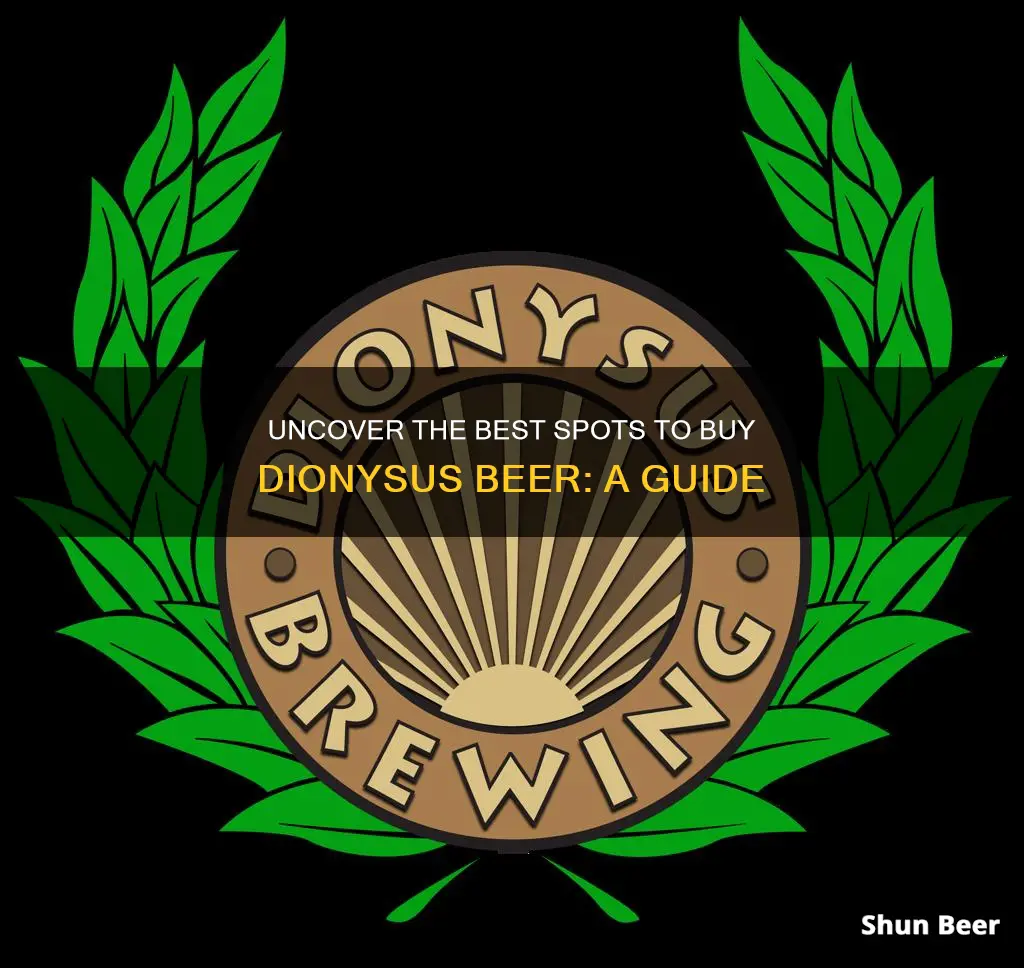 where to buy dionysus beer