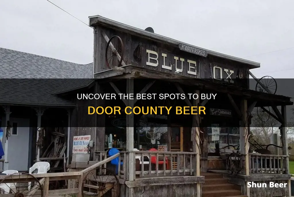 where to buy door county beer