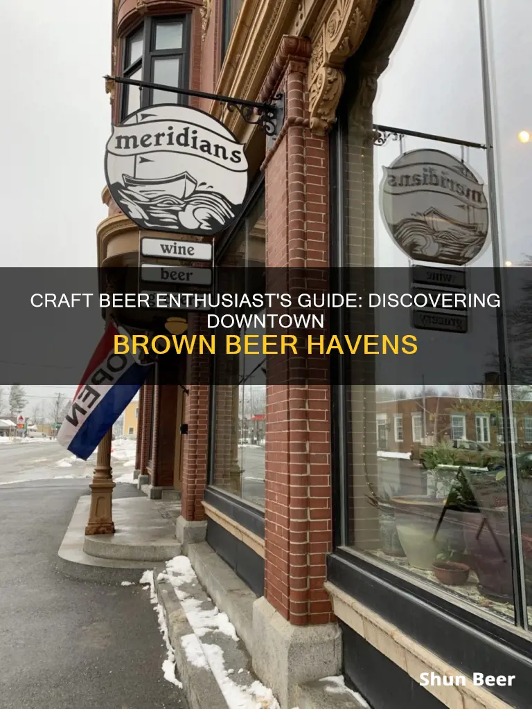 where to buy downtown brown beer