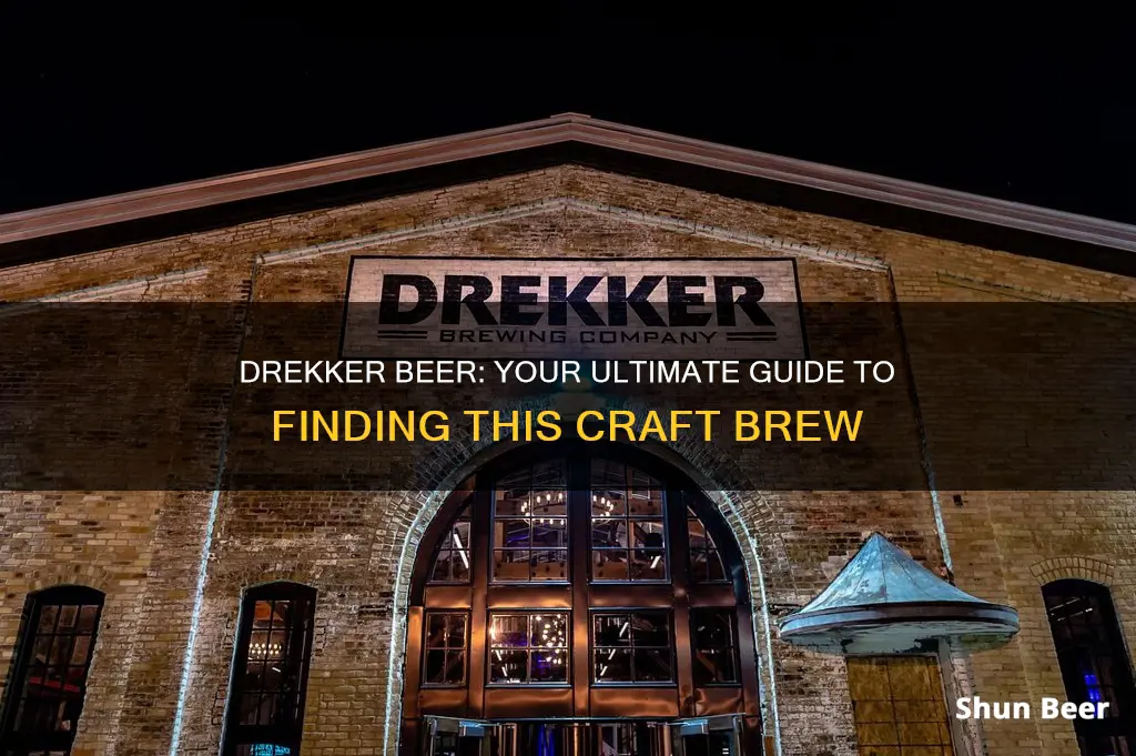 where to buy drekker beer