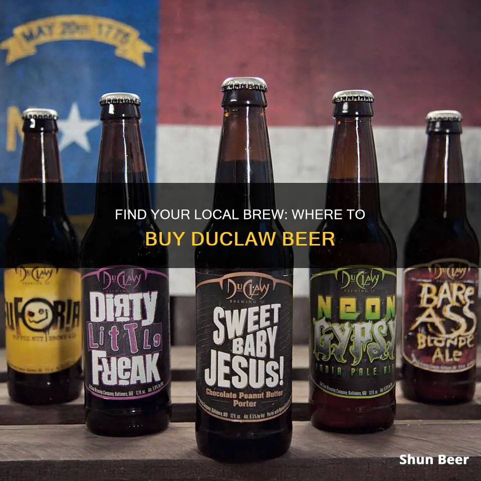 where to buy duclaw beer