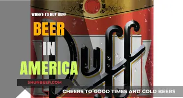 Duff Beer: America's Favorite Brew: Where to Find It