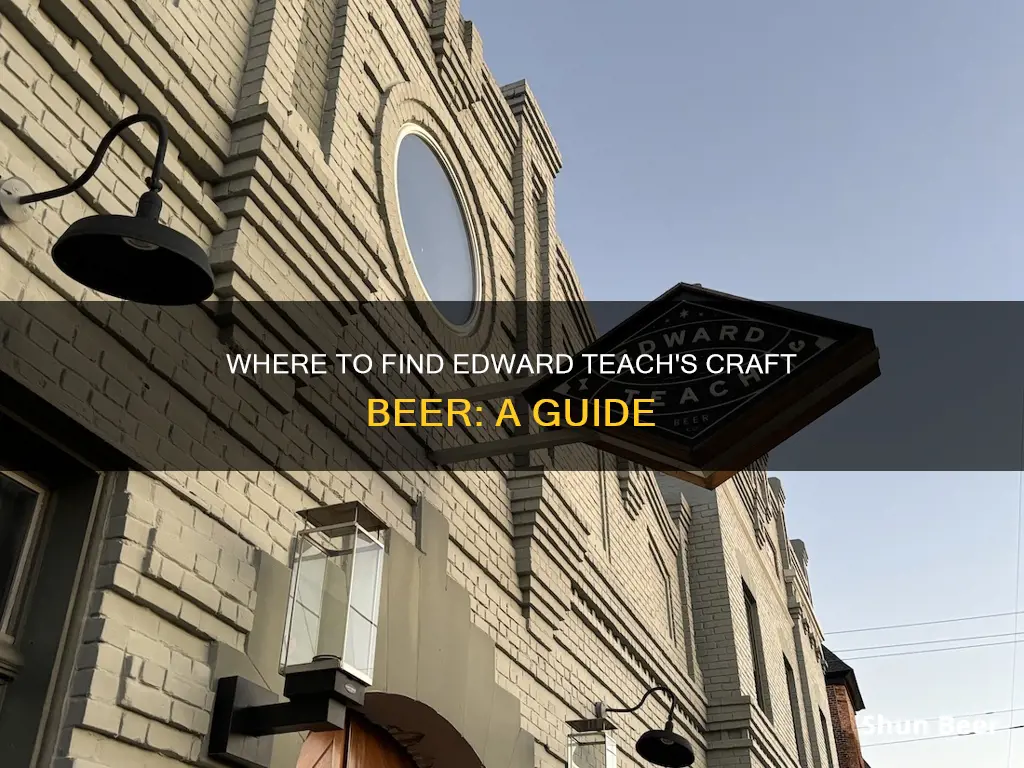 where to buy edward teach beer