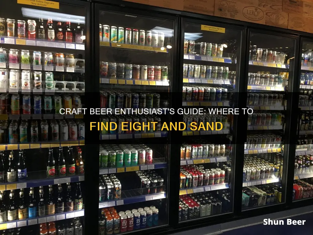 where to buy eight and sand beer