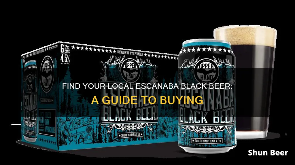 where to buy escanaba black beer