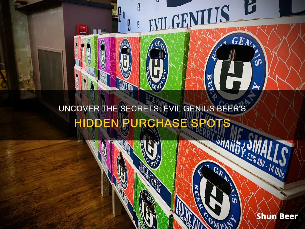 where to buy evil genius beer