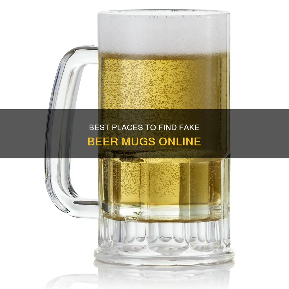 where to buy fake beer mug