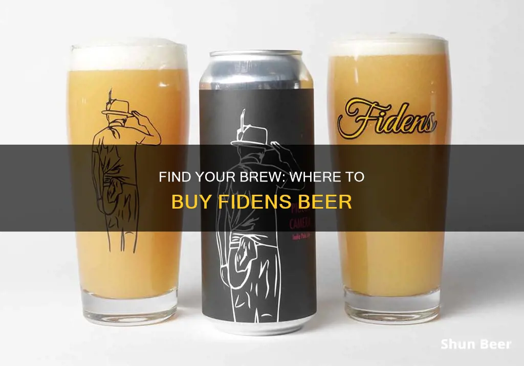 where to buy fidens beer