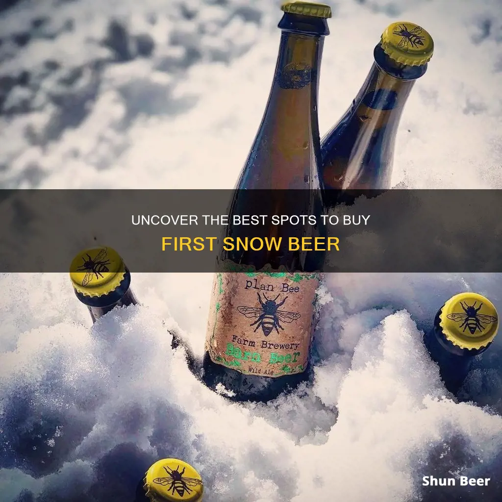 where to buy first snow beer