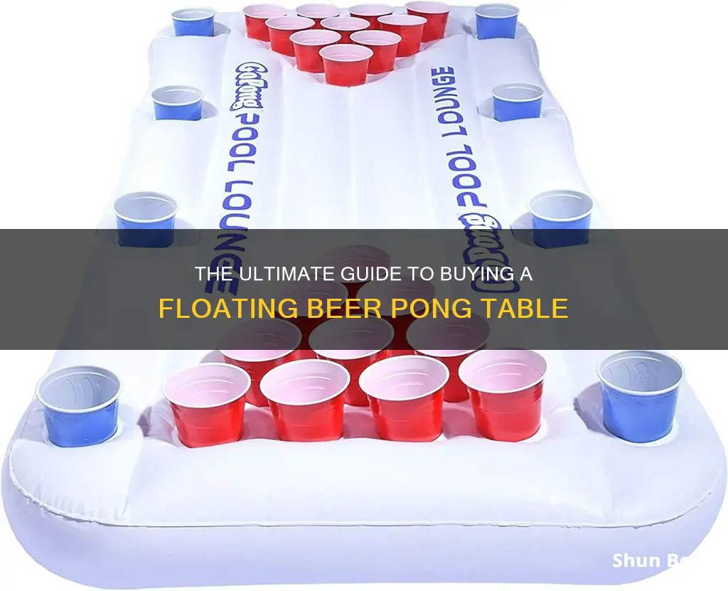 where to buy floating beer pong table