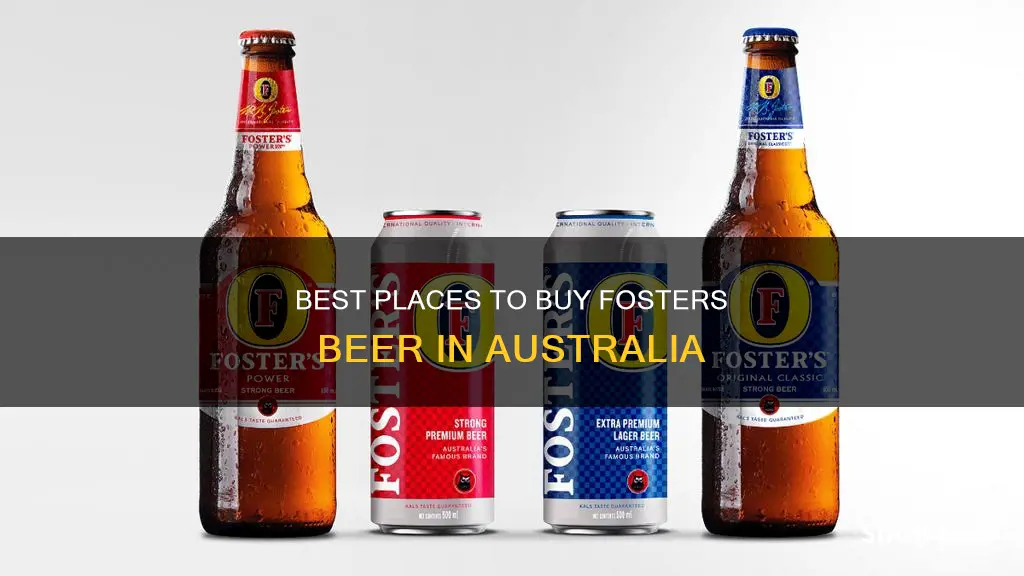 where to buy fosters beer in australia