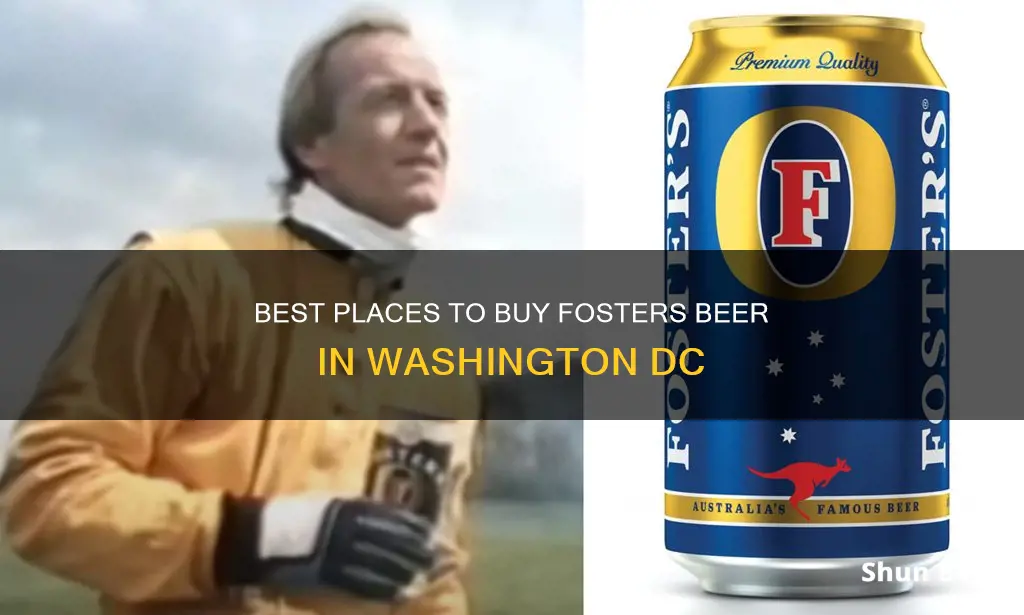 where to buy fosters beer in washington dc