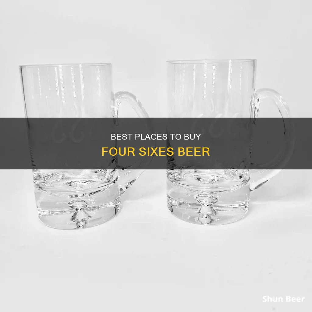 where to buy four sixes beer