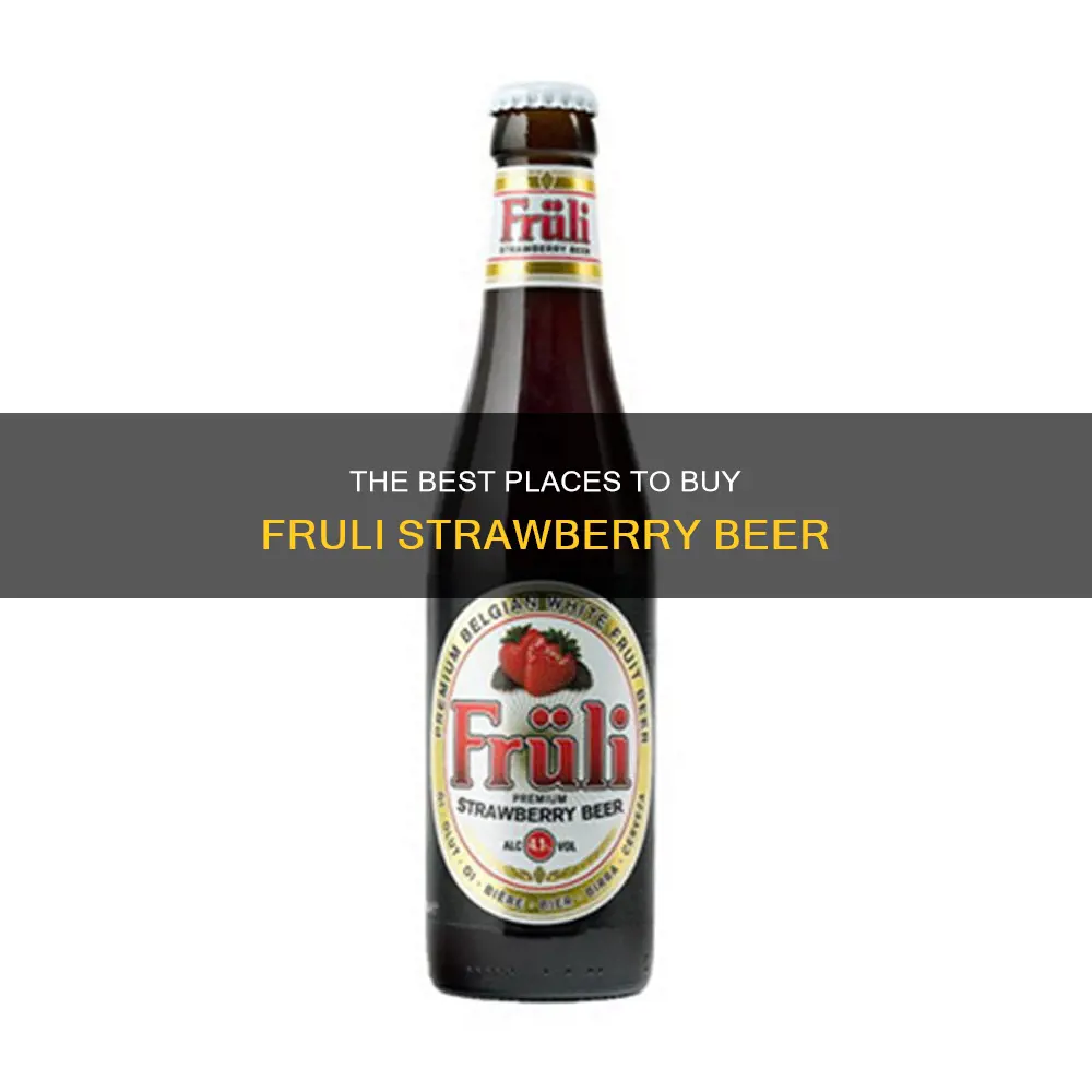 where to buy fruli strawberry beer