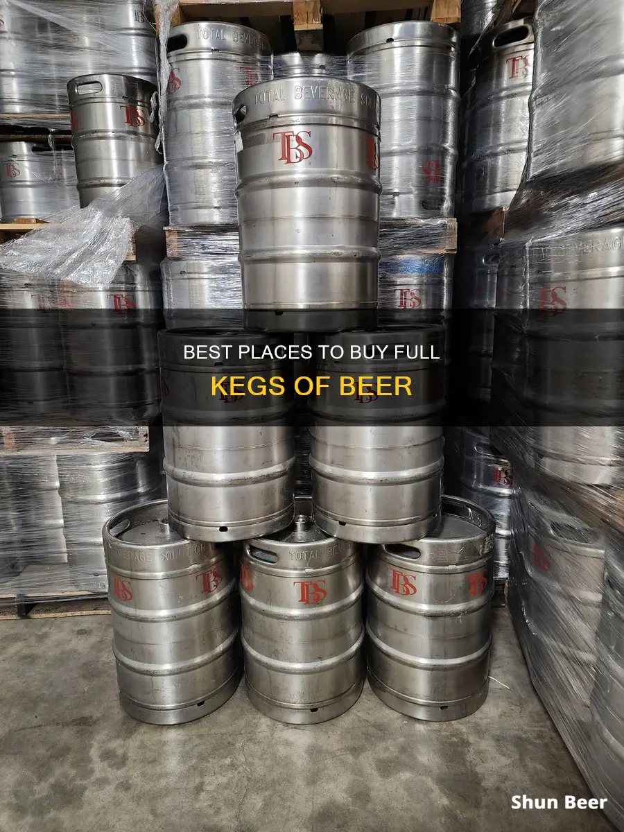 where to buy full kegs of beer