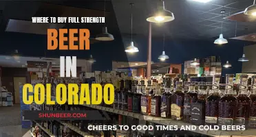 Colorado's Full-Strength Beer: Where to Buy