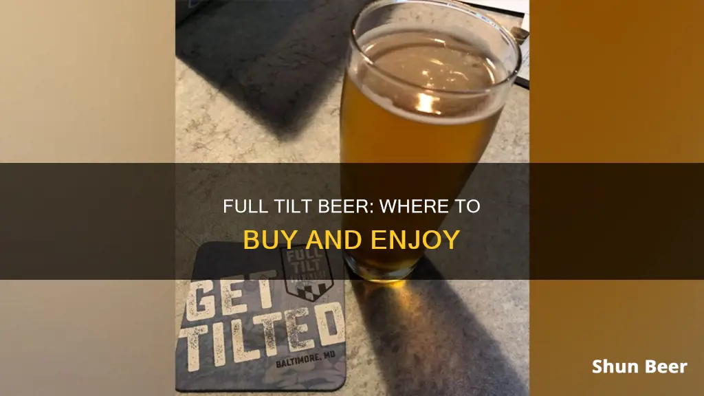 where to buy full tilt beer